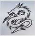 Quattroerre 14726 sticker draak reflecterend