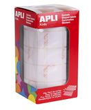 APLI Kids 11907-20 mm vierkante rubberen rol wit