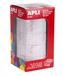 APLI Kids 11907-20 mm vierkante rubberen rol wit