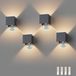 Applique murale avec détecteur de mouvement, IP54, G9-LED, lumière blanc chaud, couleur anthracite