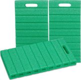 Relaxdays Kniemat Tuin - Set van 3 - Foam Kniekussen - Groen - 4 x 39,5 x 20 cm