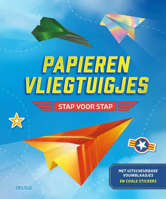 Papieren Zuidnederlandse Uitgeverij Papieren vliegtuigjes - stap voor stap