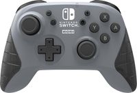Hori Draadloze Pro Controller - Officieel Gelicenseerd - Nintendo Switch + Lite - Grijs