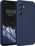 kwmobile metallic telefoonhoesje van TPU - geschikt voor Samsung Galaxy A54 5G - Flexible case voor smartphone - In metallic blauw