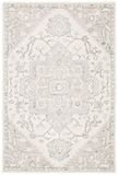 Safavieh Micro-Loop Collection Decoratief tapijt, 0,6 x 1,2 m, ivoorkleurig en beige, handgemaakt van wolmedaillon, ideaal voor ruimtes met veel verkeer in de entree, woonkamer, slaapkamer