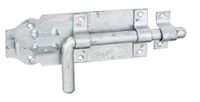 GAH-Alberts 124366 boutvergrendeling met ronde handgreep, met bevestigde lus, thermisch verzinkt, 230 x 70 mm