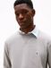 Tommy Hilfiger Heren Gebreide Trui Grijs Katoen/Polyester S