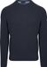 Suitable Lamswol Trui Ronde Hals Donkerblauw (navy) - Maat XXL - Heren - Pullover - Sweater