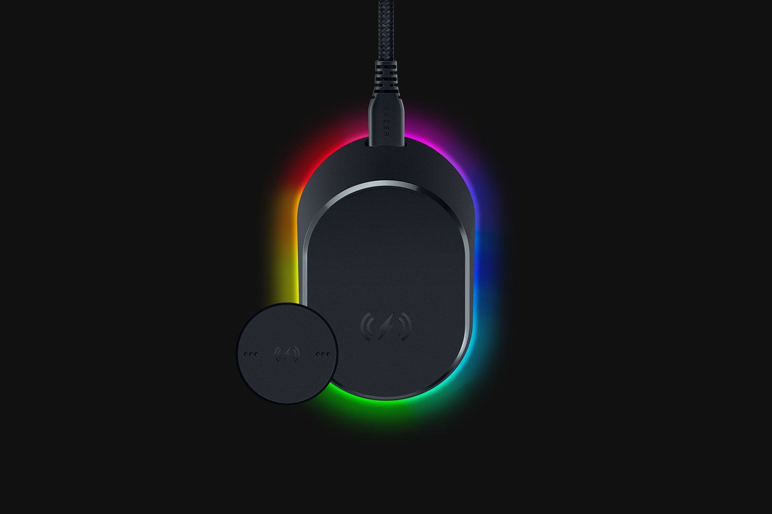 Razer Mouse Dock Pro + Wireless Charging Puck - Black