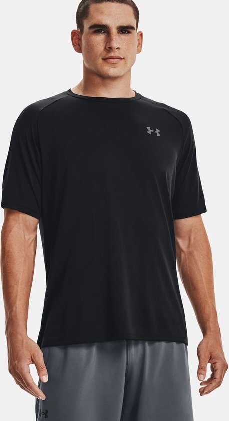 Under Armour Tech Tee 2.0 Sportshirt - Heren - Zwart Het authentieke go-to training shirt 2.0