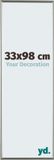 yd. - Cadre photo 33x98 cm - Plastique - Champagne - Evry