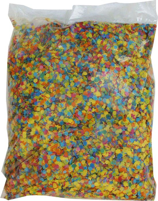 Confetti Snippers - Multi Kleuren - 1 Kilo Zak - Carnaval