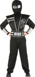 Mysterieus Fiestas Guirca Ninja Kostuum Jongens Polyester Zwart Maat 10-12