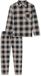 Schiesser Selected! Premium Warming Heren Flanellen Pyjama - Geruit - Beige - Maat 48