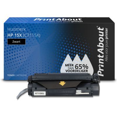 PrintAbout Huismerk HP 15X (C7115X) Toner Zwart - Compatibel