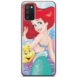 ERT GROUP mobiel telefoonhoesje voor Samsung A02S origineel en officieel erkend Disney patroon Ariel and Flounder 001 optimaal aangepast aan de vorm van de mobiele telefoon, hoesje is gemaakt van TPU