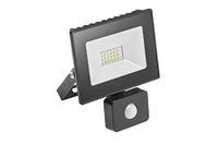 G-TECH buitenspot LED met bewegingssensor, 50W, 3500lm, AC 220-240V, 50/60 Hz, PF>0,9, IP65,120°, 6400K, zwart