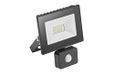G-TECH buitenspot LED met bewegingssensor, 50W, 3500lm, AC 220-240V, 50/60 Hz, PF>0,9, IP65,120°, 6400K, zwart