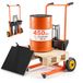 VEVOR Gerbeur Manuel 205 kg Gerbeur Hydraulique Hauteur de Levage Maximale 1 m Transpalette avec Fourches Ajustables Chariot Élévateur Palettes avec Plateforme, Pliable et Portable, Orange et Noir