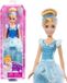 Mattel Disney Princesses Cinderella poupée, 29 cm, tenue scintillante bleue, diadème et chaussures inclus