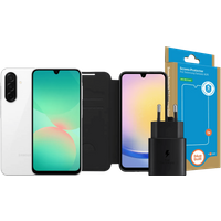 Samsung Galaxy A26 128GB White 5G + Complete Accessory Kit