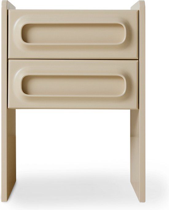 HKliving Nachtkastje Space Crème - 45 x 38 x 63 cm