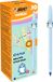 BIC Vibbies Cristal Balpennen Medium Punt (1 mm) met 10 Kawaii Dierfiguurtjes - Blauwe Inkt - Pak van 10