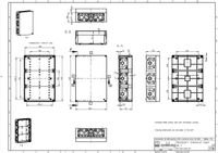 Spelsberg Rijgklemmenbehuizing, beschermingsgraad IP65, max. geleiderdoorsnede 4², slagvastheid IK07, beschermingsklasse II, Ui 400V AC, halogeenvrij, 62990301