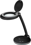 Goobay Staande led-loeplamp 6 W - Dimbaar - Glazen lens 100 mm - Vergroting 1,75x - Zwart