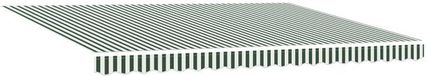 vidaXL Zonnetent met zonne-energie ledverlichting 5 x 3 m Groen Polyester