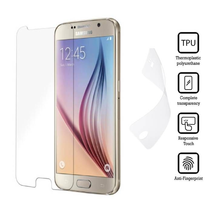 Stuff Certified Screen Protector Samsung Galaxy S6 Edge Soft TPU Foil Folie PET Film