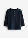 Next Jongens T-shirt met lange mouwen en Henley-hals - Blauw