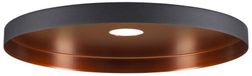 SLV LALU® PLATE 33, abat-jour, douille E27, Mix&Match, H: 1,5 cm, noir / bronze