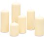 Bolsius Gladde Stompkaarsen set - Soft Pearl Ivoor wit - 6 Stuks
