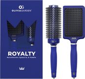 Olivia Garden Nano Thermic Speed XL Royalty Thermal Round Brush + Paddle