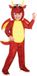 Amscan Kinderkostuum Draak Junior Polyester Rood/geel Mt 4-6 Jaar