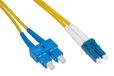Link LKLCSC902 LSZH Duplex OS2 Multimode Glasvezel kabel 9/125, LC-SC, 2 m.