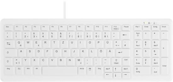 Cherry AK-C7000 Toetsenbord USB QWERTZ Duits Wit