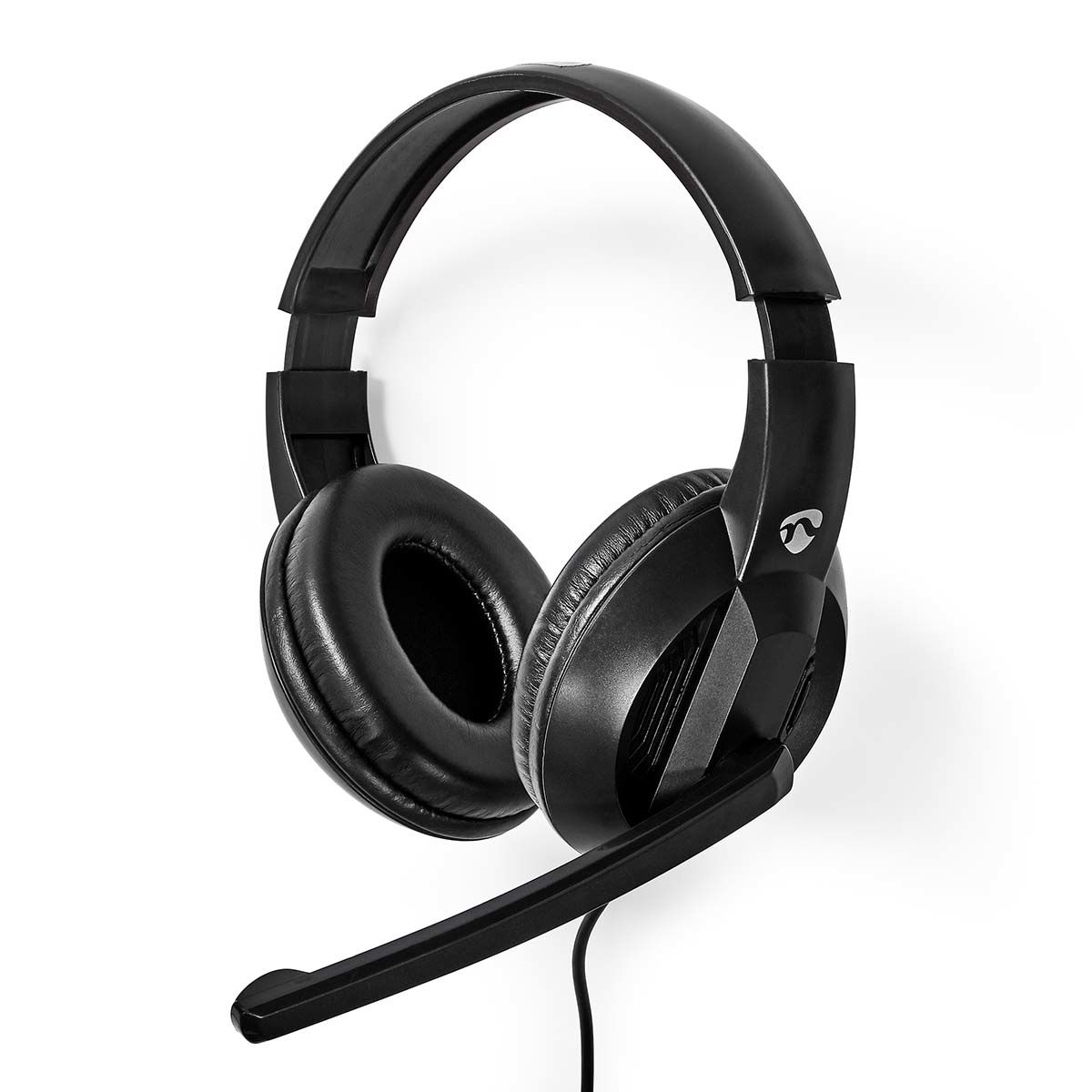 Nedis CHSTU210BK Headset - Bedraad - USB Type-C - Zwart