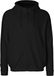 Neutral Unisex Hoodie met capuchon en rits Black - XXL