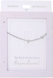 Depesche ketting zilver letter P met hartje