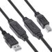 InLine actieve USB-A - USB-B kabel | USB2.0 | 25 meter
