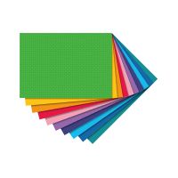 Folia Designpapierblok Gekleurd Puntjes 50 x 70 cm (10 vel)