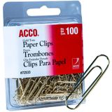 Acco Paperclips Metaal Goud 100 stuk(s)