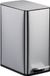 Merkloos / Sans marque Relaxdays Badkamer prullenbak - 10 l - softclose - binnenemmer - rvs - zilver