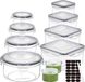 BeiJingLiangPinJiaZuoKeJiWenHuaFaZhanYouXianGong Set de 20 boîtes de conservation avec couvercle
