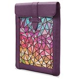 Londo iPad Pro Case 2020 - Genuine Top Grain Leather iPad Case with Woven Garment Design for 2018-2020 iPad Pro 3rd & 4th Generation