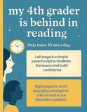 My 4th Grader is Behind in Reading: A Simple 10-Minute Daily Catch-Up Plan for Parents to Help a Fourth Grader Improve Reading, Fluency, and Comprehension at Home