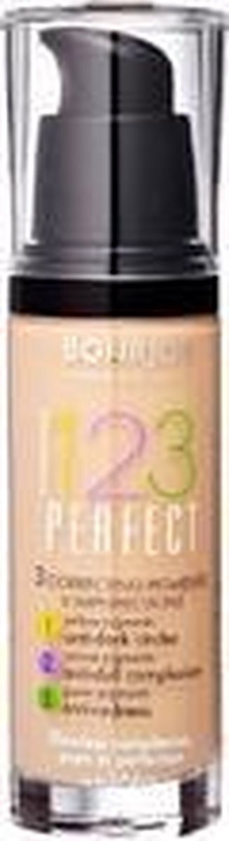 BOURJOIS PARIS - 123 Perfect Foundation - Makeup For Perfect Skin 30 Ml 52 Vanille