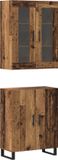 vidaXL Highboard - Oud hout - 69,5 x 34 x 180 cm